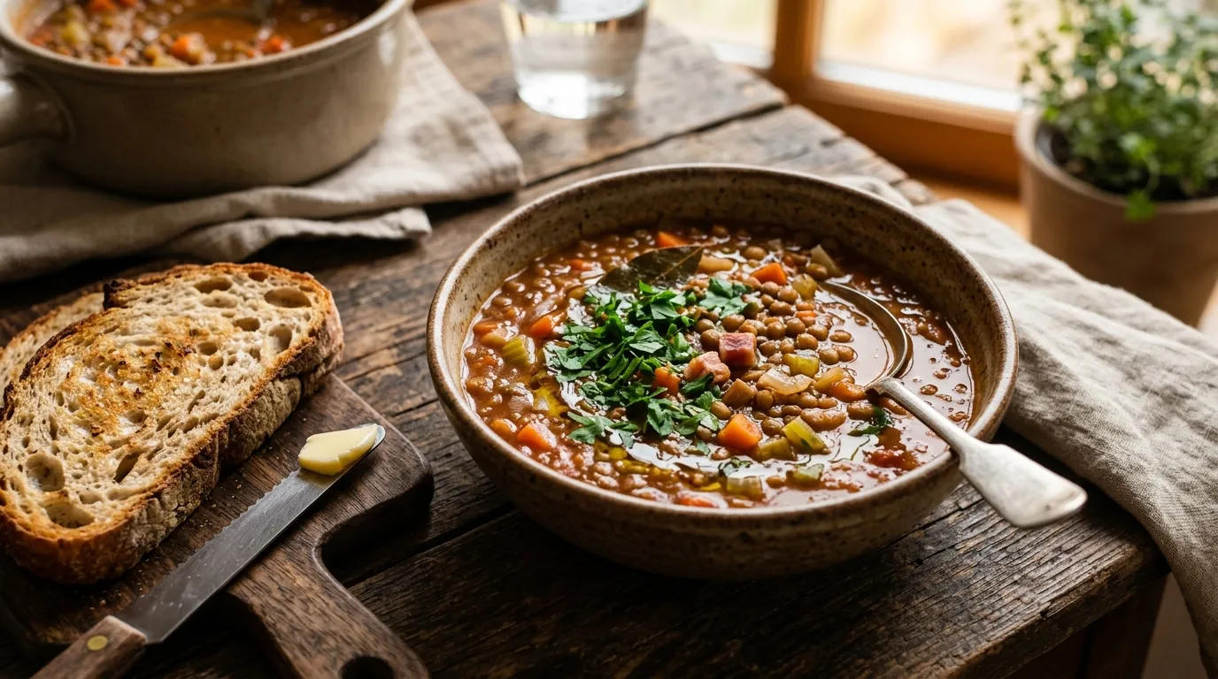 Sopa de Lentilhas Super Nutritiva