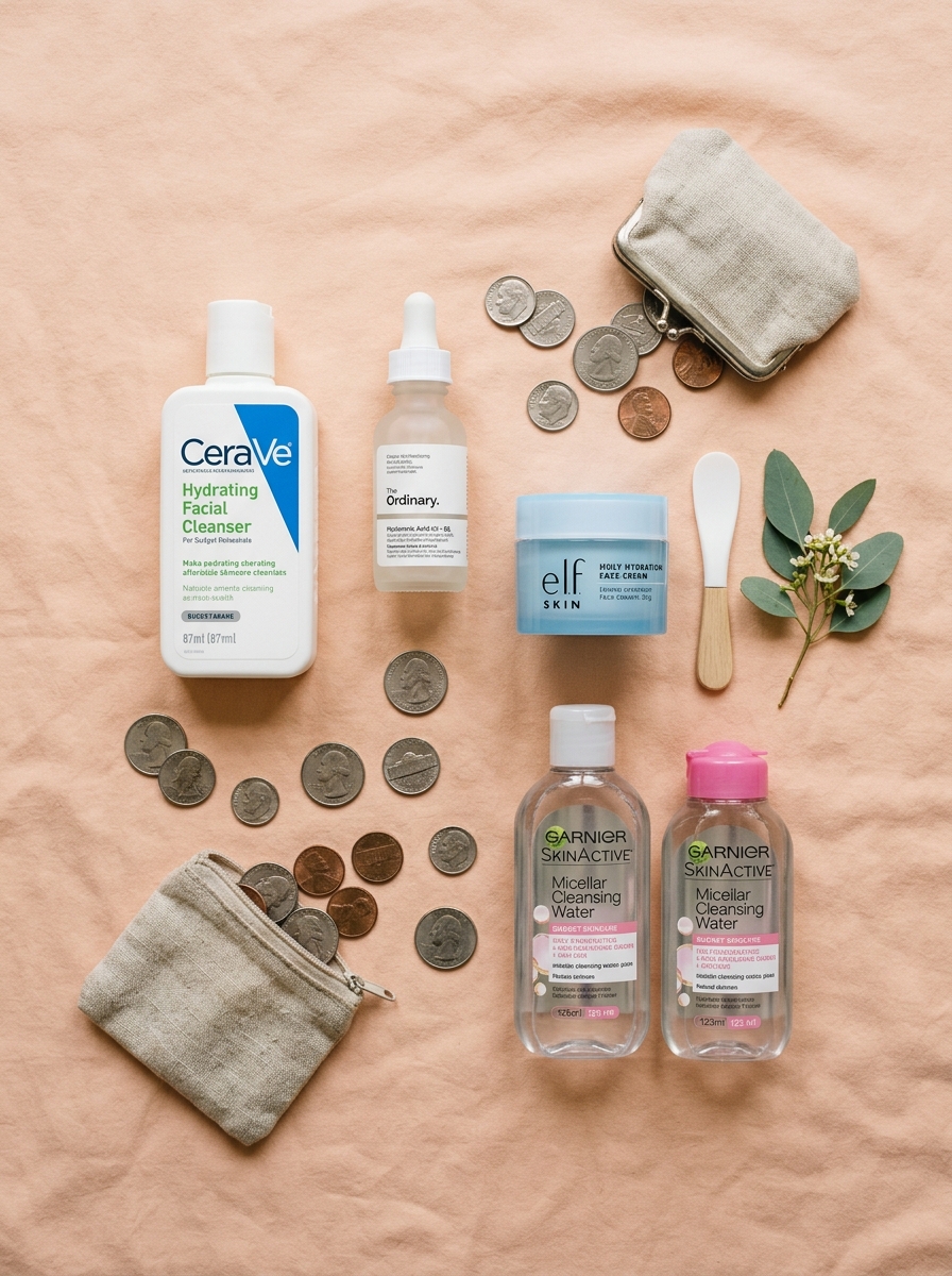 Produtos de skincare acessíveis