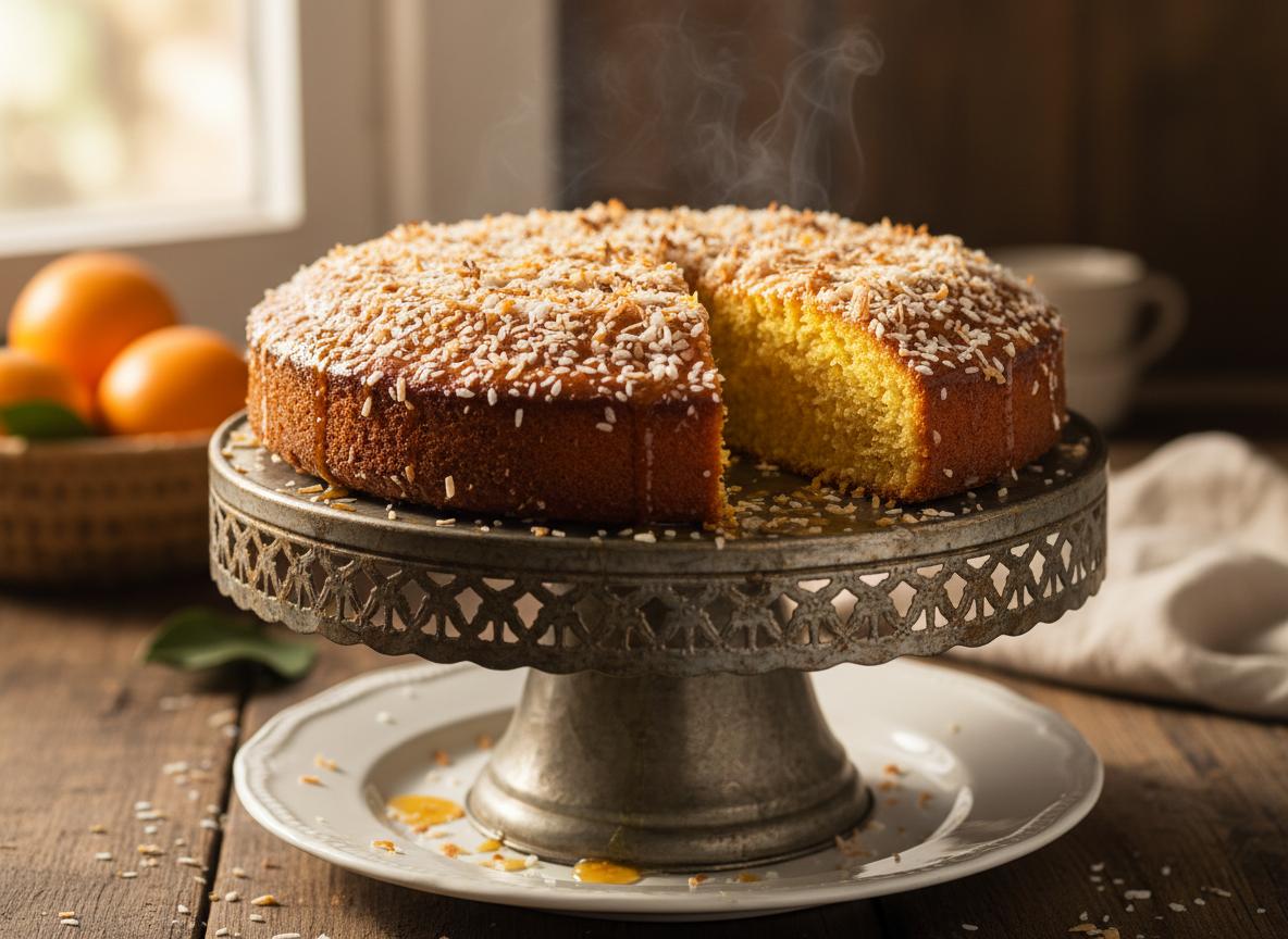 Bolo de Laranja e Coco Húmido — Receita Saudável e Fácil